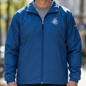 Hartford Yard Goats MiLB Dunkin Park Blue Full Zip Windbreaker Jacket Sport-Tek